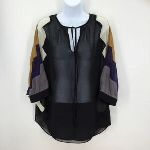 Alejandra Sky Tunic Style Blouse